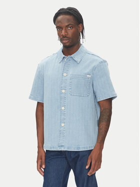 Mustang Mustang camicia di jeans Phoenix 1016653 Blu Boxy Fit