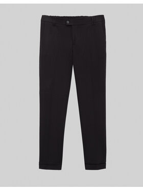 Borgio Borgio Spodnie materiałowe prossedi Czarny Slim Fit