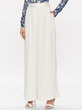 Ted Baker Ted Baker Παντελόνι υφασμάτινο Eliziie 265777 Λευκό Wide Leg