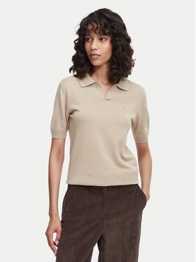 Beverly Hills Polo Club Beverly Hills Polo Club Poloshirt P-SS26W-M550273 Beige Regular Fit