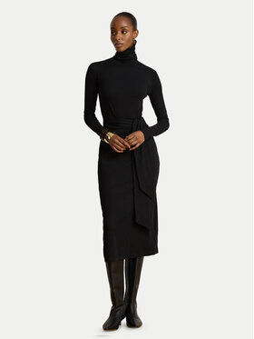 LAUREN RALPH LAUREN LAUREN RALPH LAUREN Sukienka dzianinowa 200980028002 Czarny Slim Fit