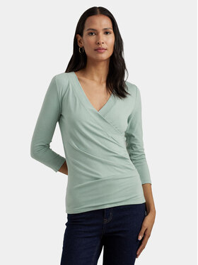 LAUREN RALPH LAUREN Lauren Ralph Lauren Majica 200824366019 Zelena Slim Fit