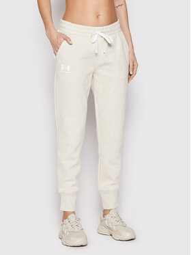 Under Armour Under Armour Sportinės kelnės Ua Rival Fleece 1356416 Smėlio Tapered Fit