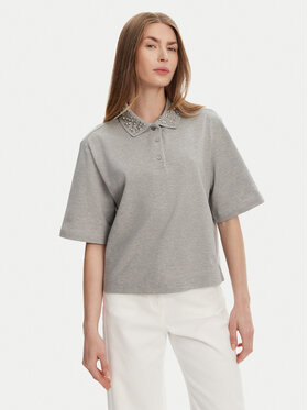 Marella Marella Poloshirt Gonzaga 2513951014 Grau Relaxed Fit