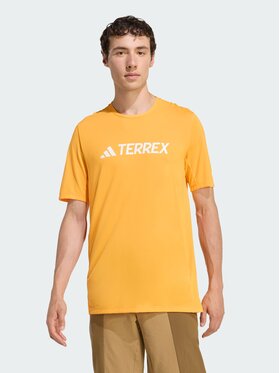 adidas adidas Koszulka techniczna Terrex Multi Climacool Logo Tech Tee Pomarańczowy Regular Fit