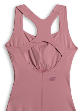 4F 4F Kombinezon ATHLETIC ALLURE Różowy jasny Slim Fit