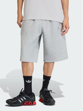 adidas adidas Szorty materiałowe 159228 Szary Regular Fit