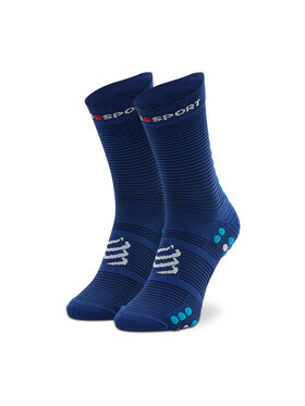 Compressport Compressport Skarpety długie Pro Racing Socks V4.0 Run High XU00046B_533 Granatowy