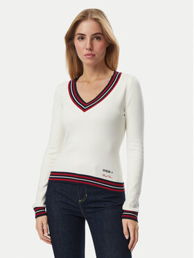 Guess Guess Pullover W6BR89 Z2276 Creme Regular Fit