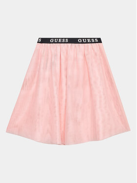 Guess Guess Sijonas J3YD21 KBZH0 Rožinė Regular Fit