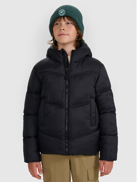 4F 4F Kamizelka OUTERWEAR Czarny Regular Fit
