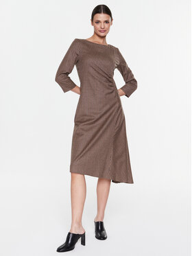Weekend Max Mara Weekend Max Mara Každodenní šaty Uccio 52260123 Hnědá Regular Fit