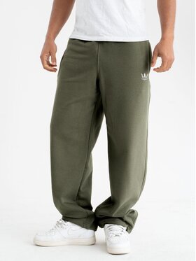 Jigga Wear Jigga Wear Spodnie dresowe Spodnie Dresowe Baggy Męskie Khaki Jigga Wear Haft Logo Drawcord M Khaki Baggy Fit