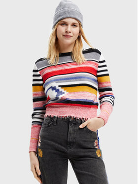 Desigual Desigual Sweater Lola 22WWJF32 Színes Regular Fit