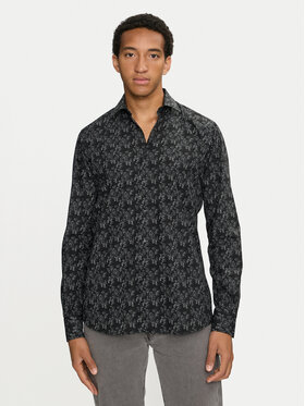 KARL LAGERFELD KARL LAGERFELD Koszula 605000 544653 Czarny Modern Fit
