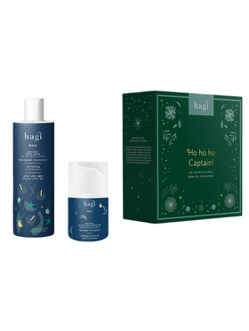 Hagi Hagi Hagi Ho Ho Ho Captain! zestaw żel do mycia ciała 300ml + krem-żel po goleniu 50ml Zestaw do pielęgnacji