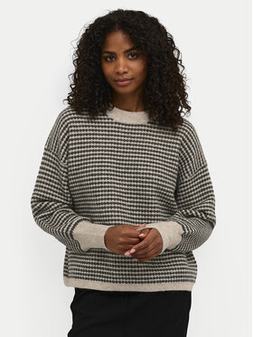 Kaffe Kaffe Sweater Ellery 10509032 Bézs Loose Fit
