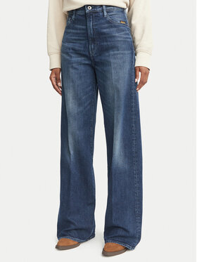 G-STAR G-Star Jeans hlače Deck 2.0 D23591-E205 Mornarsko modra Wide Leg