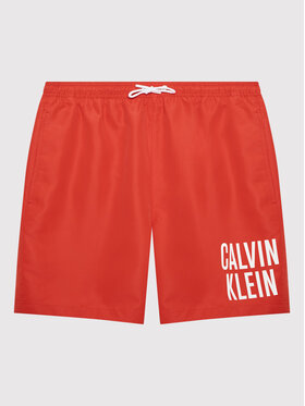 Calvin Klein Swimwear Calvin Klein Swimwear Szorty kąpielowe Intense Power KV0KV00006 Czerwony Regular Fit