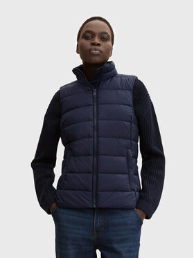 Tom Tailor Tom Tailor Kamizelka 1031311 Granatowy Regular Fit