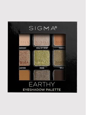 SIGMA Beauty SIGMA Beauty Earthy Eyeshadow Palette Paleta cieni do powiek Earthy