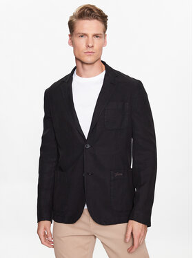 Guess Guess Švarkas Tyron M3GN09 WES00 Juoda Regular Fit