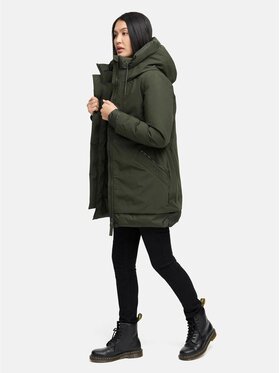 Navahoo Navahoo Kurtka zimowa Winterprinzessin Zielony Regular Fit