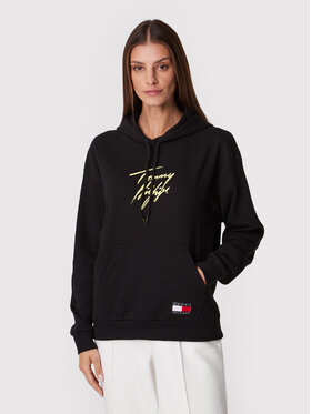 Tommy Hilfiger Tommy Hilfiger Bluza UW0UW02300 Czarny Regular Fit