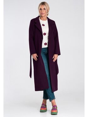 FIGL FIGL Prechodný kabát M1243 Fialová Regular Fit