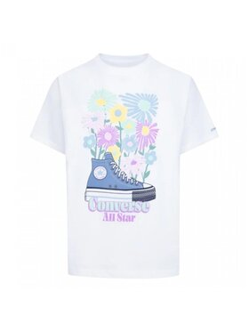 Converse Converse T-shirt 4cf479-001 Bianco Regular Fit