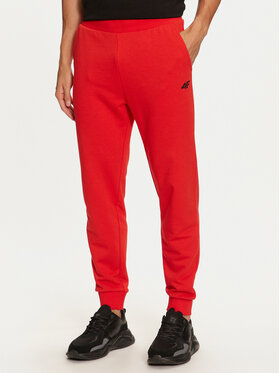 4F 4F Jogginghose 4FWMM00TTROM0942 Dunkelrot Regular Fit