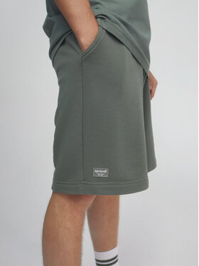 Sprandi Sprandi Short de sport SS21-SHM003 Vert Regular Fit