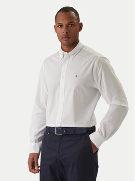 Tommy Hilfiger Tommy Hilfiger Koszula Core Flex Poplin MW0MW25035 Biały Regular Fit