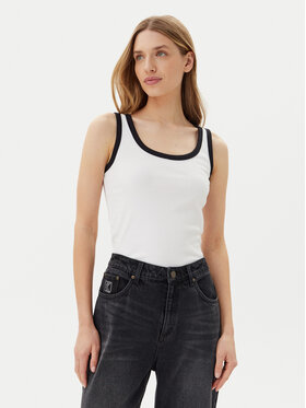 Pieces Pieces Top May 17154484 Alb Slim Fit