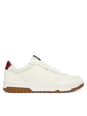 Tommy Hilfiger Tommy Hilfiger Sneakersy Th Basket Core Lite Lth FM0FM05713 Biały