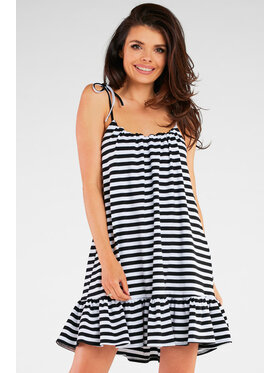 Infinite You Infinite You Sukienka letnia M251 Czarny Basic Fit