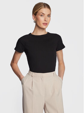 Samsøe Samsøe Samsøe Samsøe T-Shirt Helene F22900010 Schwarz Slim Fit