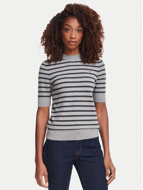 Tommy Hilfiger Tommy Hilfiger Maglione WW0WW49705 Grigio scuro Slim Fit