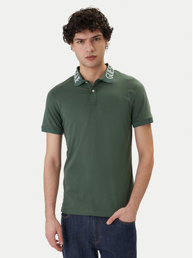 Guess Guess Polokošile M6GP66 K3070 Zelená Slim Fit