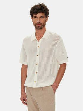 Tommy Hilfiger Tommy Hilfiger Koszula MW0MW39530 Beżowy Regular Fit