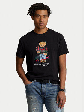 Polo Ralph Lauren Polo Ralph Lauren Marškinėliai 710854497027 Juoda Regular Fit