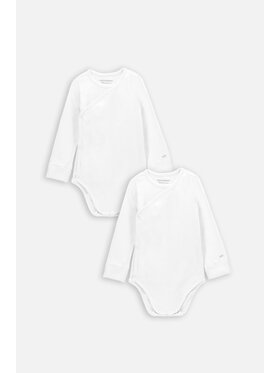 Coccodrillo Coccodrillo Body dziecięce ZC2413602BAU-001 Biały Regular Fit