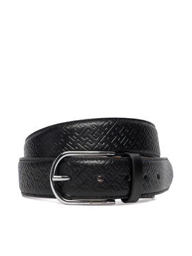 Tommy Hilfiger Tommy Hilfiger Pánský pásek Business Lux 3.5 AM0AM13761 Černá