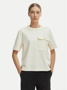 Tommy Hilfiger Tommy Hilfiger Tričko WW0WW49249 Béžová Relaxed Fit