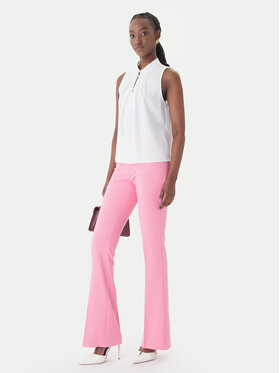 Rinascimento Rinascimento Παντελόνι υφασμάτινο CFC0127876003 Ροζ Slim Fit