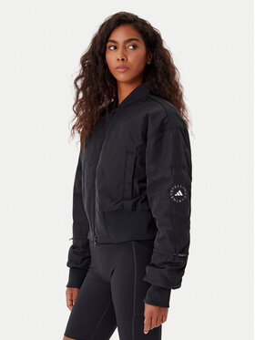 adidas by Stella McCartney adidas by Stella McCartney Bunda bomber True Nature JF6030 Černá Loose Fit