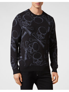 PHILIPP PLEIN PHILIPP PLEIN Maglione 531 Nero Regular Fit