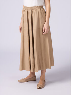 Oltre Oltre Gonna midi 1160J000282N002 Écru A-Line Fit