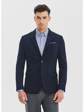 Pako Lorente Pako Lorente Marynarka P25WF-3X-009 Granatowy Slim Fit