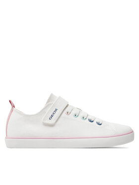 Geox Geox Plátenky J Gisli Girl J454NA 00010 C1000 D Biela